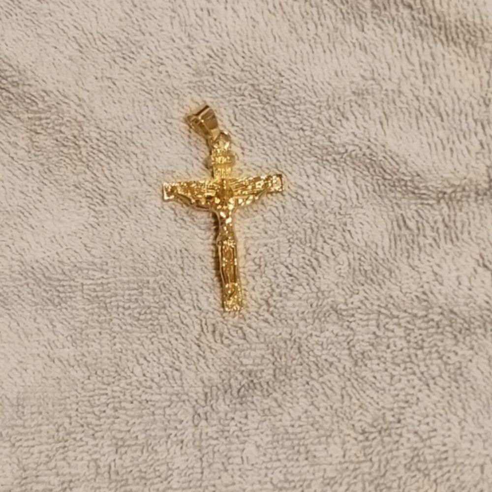Gold Crucifix pendant